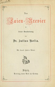 Cover of: Das Laien-Brevier