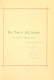 Cover of: The day of All Saints