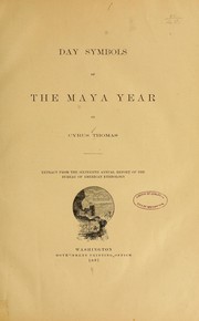 Cover of: Day symbols of the Maya year