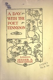 Cover of: A day with the poet Tennyson