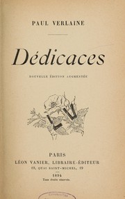 Cover of: Dédicaces