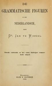 De grammatische figuren in het Nederlandsch by Jan te Winkel