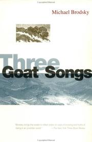 Cover of: Three goat songs