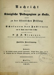 Cover of: De Leibnitii scientia generali commentatio [scripsit Hermannus Kern]