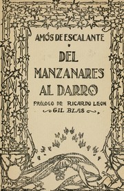 Cover of: Del Manzanares al Darro [por] Amós de Escalante: Prólogo de Ricardo Leon