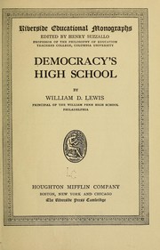 Cover of: Democracy's high school