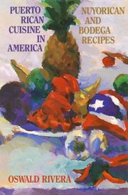 Puerto Rican cuisine in America by Oswald Rivera