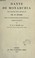 Cover of: De Monarchia