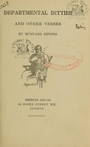 Cover of: Departmental ditties and other verses by Rudyard Kipling