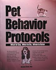 Pet behavior protocols by Suzanne Hetts