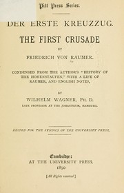 Cover of: Der erste Kreuzzug: the first crusade