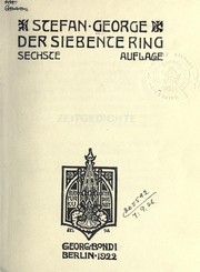 Cover of: Der siebente Ring