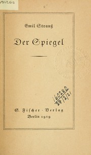 Cover of: Der Spiegel