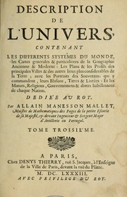 Cover of: Description de l'univers