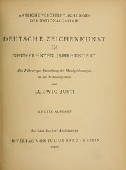 Cover of: Deutsche Zeichenkunst im neunzehnten Jahrhundert by National-Galerie (Germany)