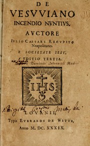 Cover of: De Vesuviano incendio nuntius