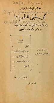 Cover of: Děgerli ḳūmāndānlarimizdan Köprilili Kāẓim Paṣa