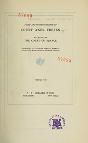 Cover of: Diary and correspondence