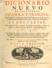 Cover of: Dicionario nuevo de la lenguas, española y francesa ...