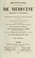 Cover of: Dictionnaire des dictionnaires de médecine français et étrangers, ou, Traité complet de médecine et de chirurgie pratiques