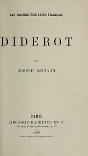 Cover of: Diderot