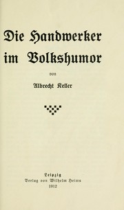 Cover of: Die Handwerker im Volkshumor
