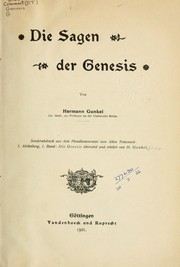 Cover of: Die Sagen der Genesis