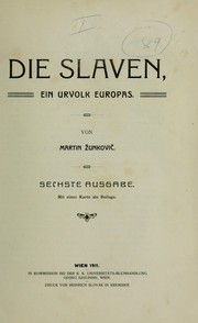 Cover of: Die Slaven, ein Urvolk Europas