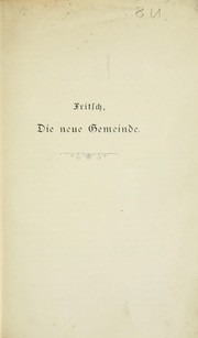 Cover of: Die Stadt der Zukunft: mit zwei farbigen Tafeln und 14 Text-Abbildungen