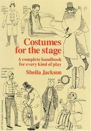 Cover of: Costumes for the Stage by Sheila Jackson