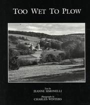 Cover of: Too wet to plow by Jeanne M. Simonelli