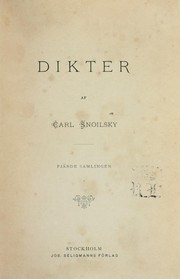 Cover of: Dikter