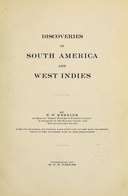 Cover of: Discoveries in South America and West Indies