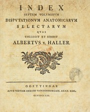 Cover of: Disputationum anatomicarum selectarum: ad chylificationem