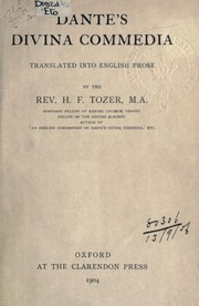 Cover of: Divina Commedia by Dante Alighieri, Dante Alighieri