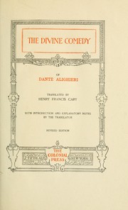 Cover of: The divine comedy