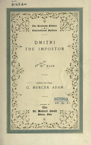 Cover of: Dmitri the impostor