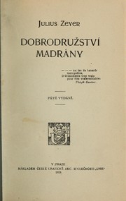 Cover of: Dobrodružství Madrány