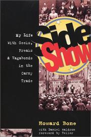 Cover of: Side Show by Howard Bone, Daniel Waldron