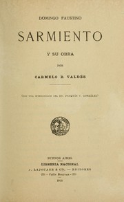 Cover of: Domingo Faustino Sarmiento y su obra
