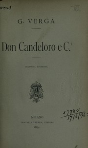 Cover of: Don Candeloro e Ci