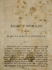 Cover of: Don't swear