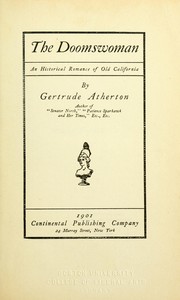 Cover of: The  doomswoman by Gertrude Atherton