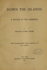 Cover of: Down the islands | William Agnew Paton