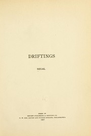 Cover of: Driftings: [poems