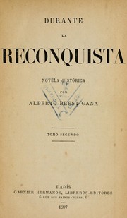 Cover of: Durante la reconquista by Alberto Blest Gana