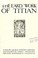 Cover of: The early work of Titian