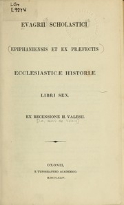 Cover of: Ecclesiasticae historiae libri sex