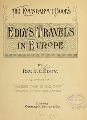 Cover of: Eddy's travels in Europe.