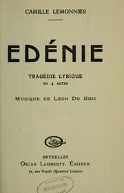 Cover of: Edénie by Camille Lemonnier